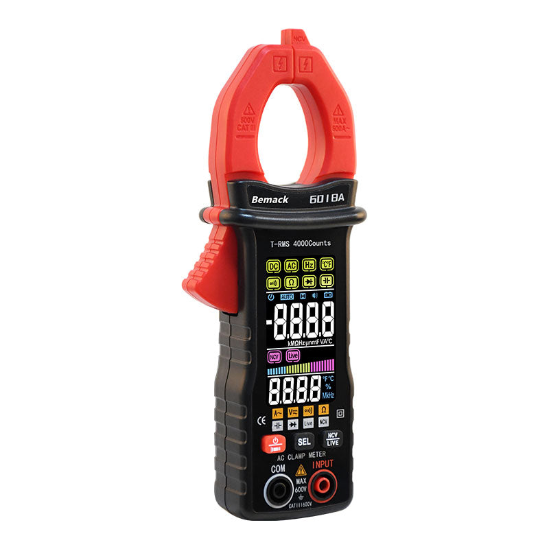 Bemack 6018A large screen AC clamp meter