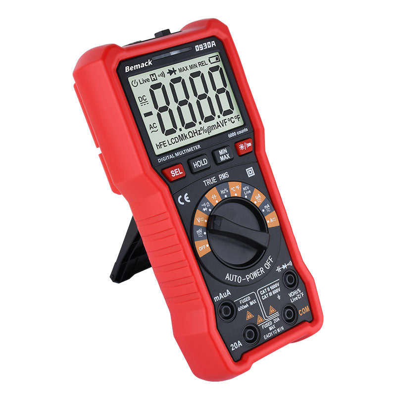 Bemack 0930A digital multimeter 6000counts TRMS