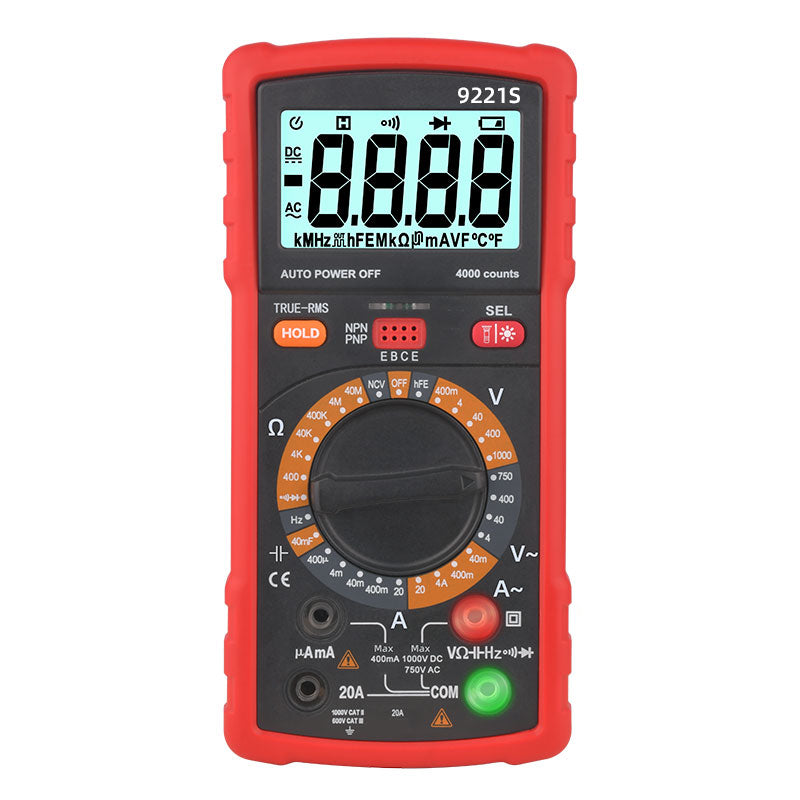 Bemack 9221s digital multimeter 4000counts TRMS