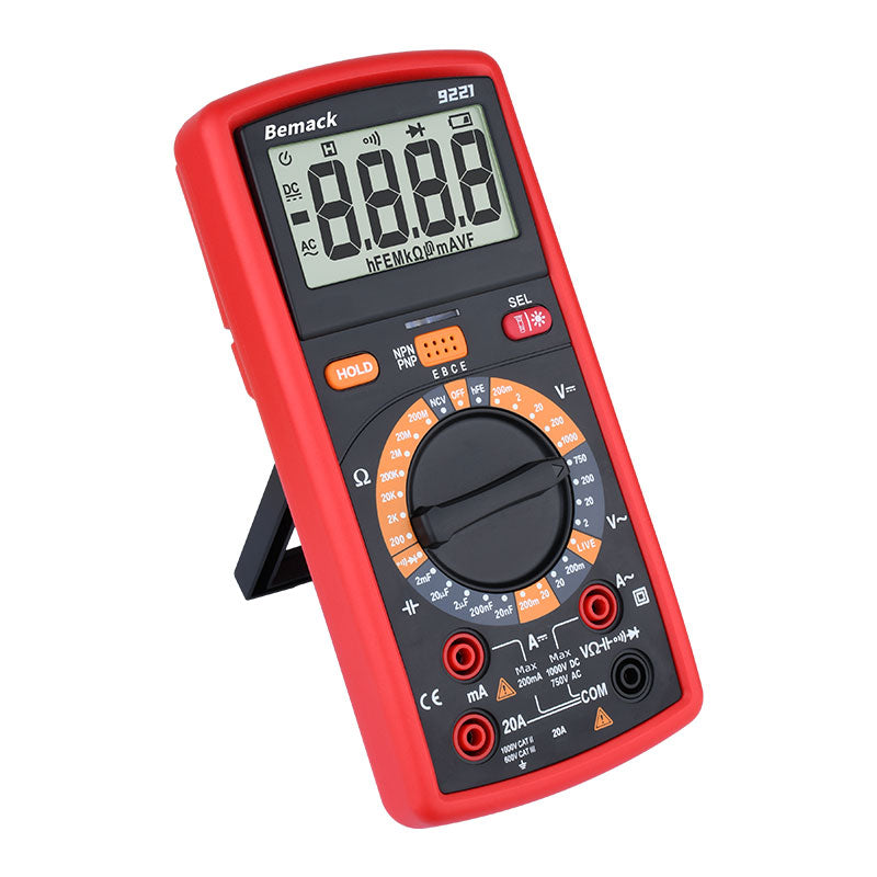 Bemack 9221 digital multimeter 2000counts TRMS