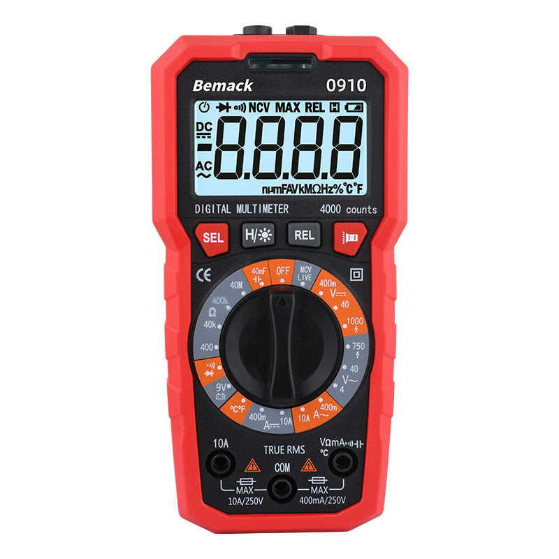 Bemack 0910A digital multimeter 4000counts TRMS